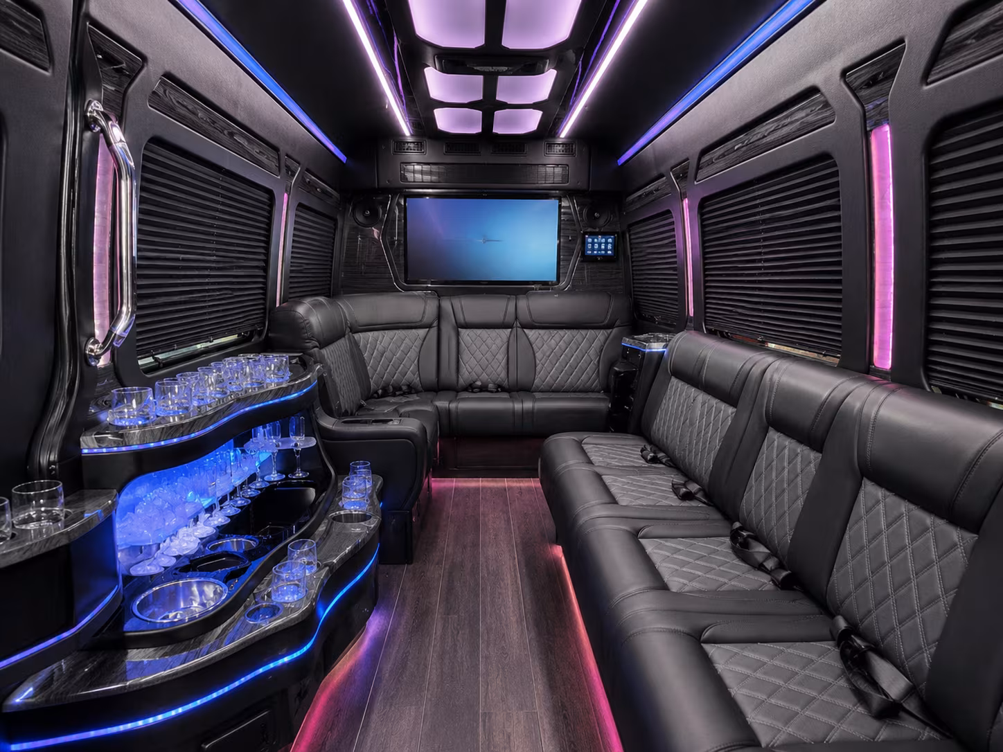 league city wine tour brewery transportation onboard seating
